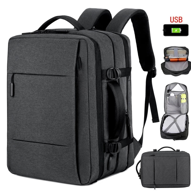 Modern Cabin Backpack with USB Port