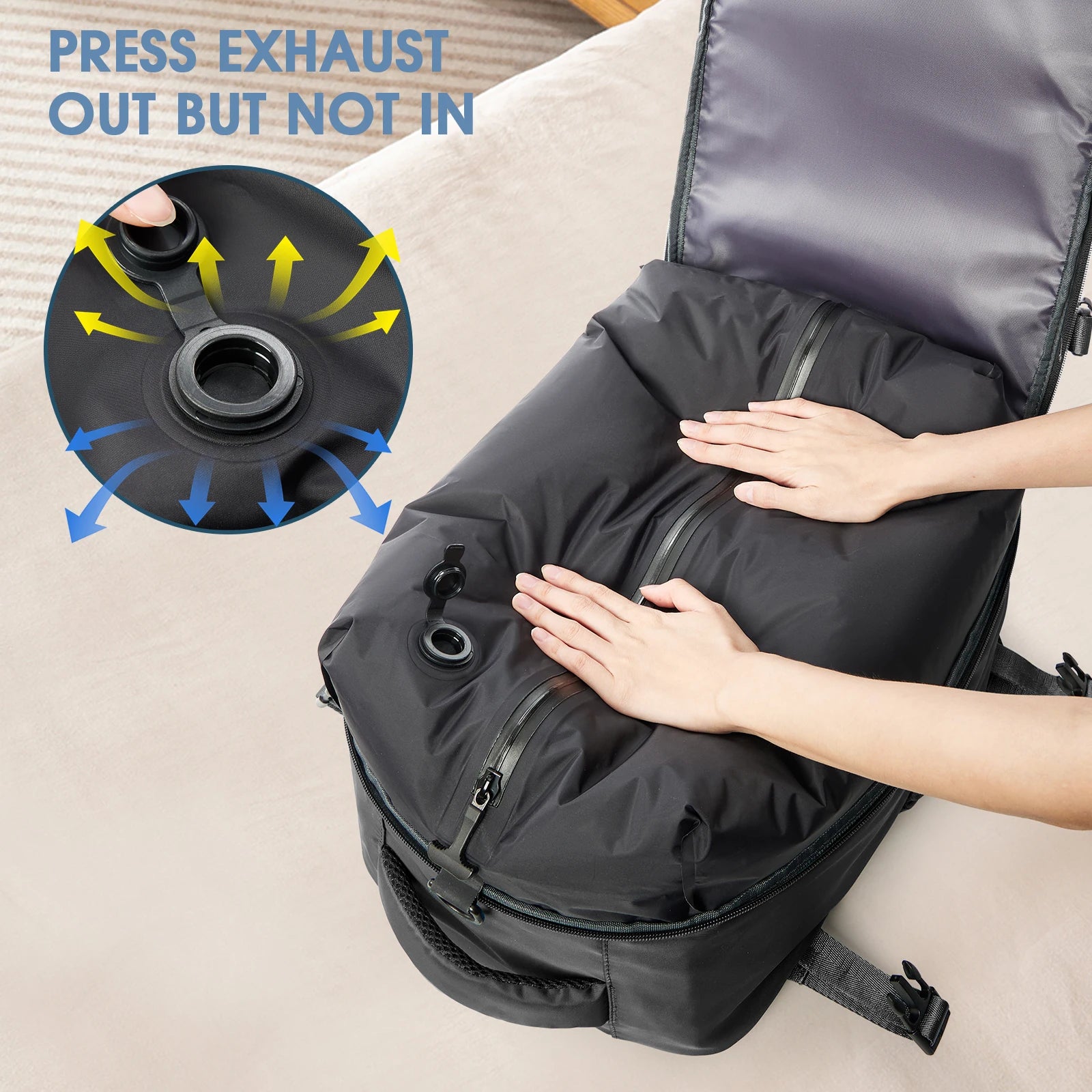 Expandable Vacuum Cabin Backpack