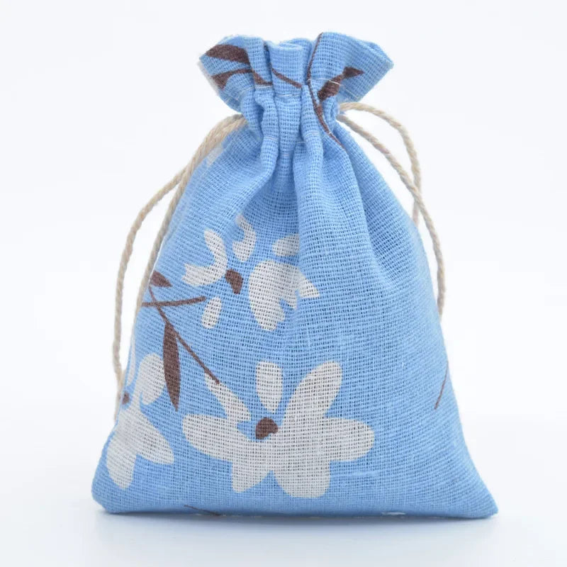 Cute Print Drawstring Pouches