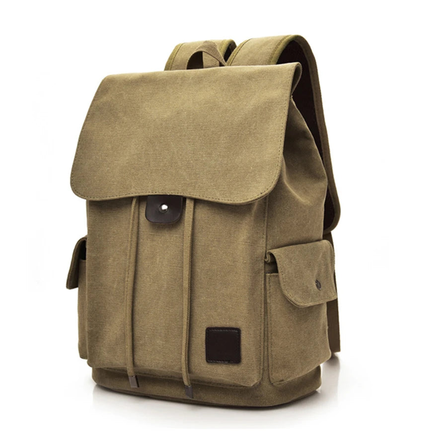 High-Quality Canvas Backpack – Large Travel Shoulder Bag