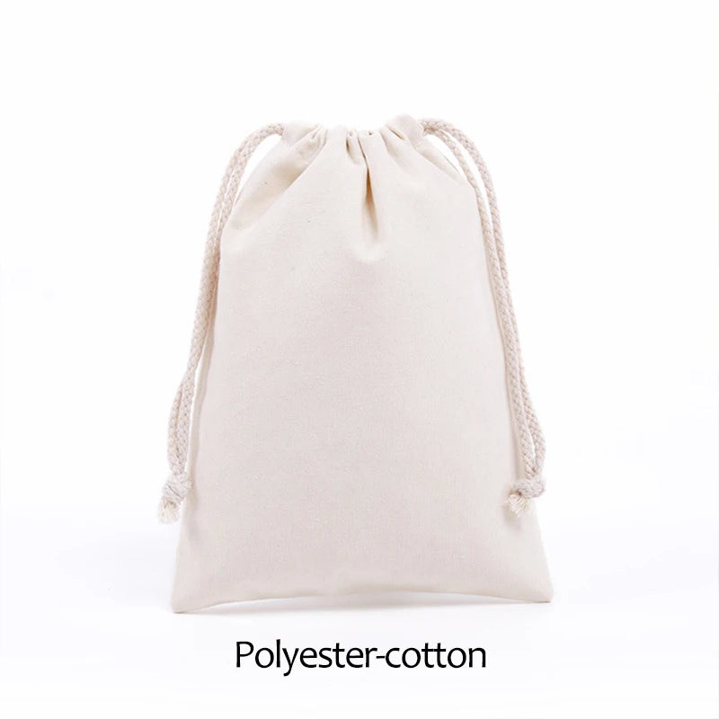 Multi-Purpose Cotton Drawstring Bag