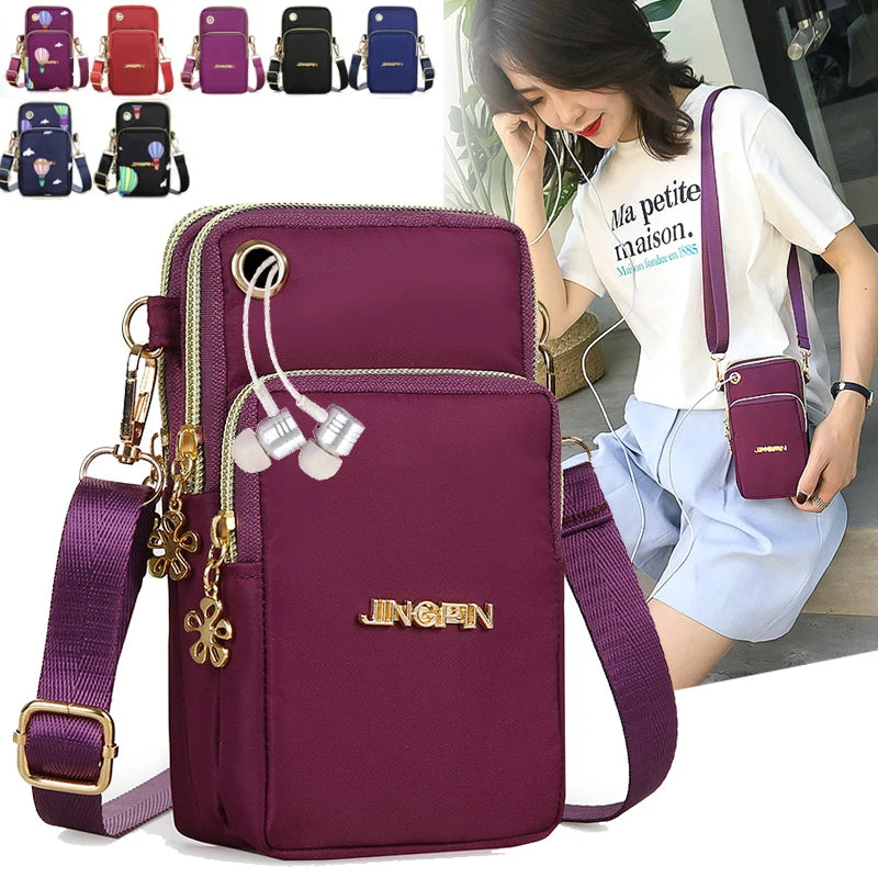 Fashion 3-Layer Crossbody Bag-Mini Wallet Crossbody