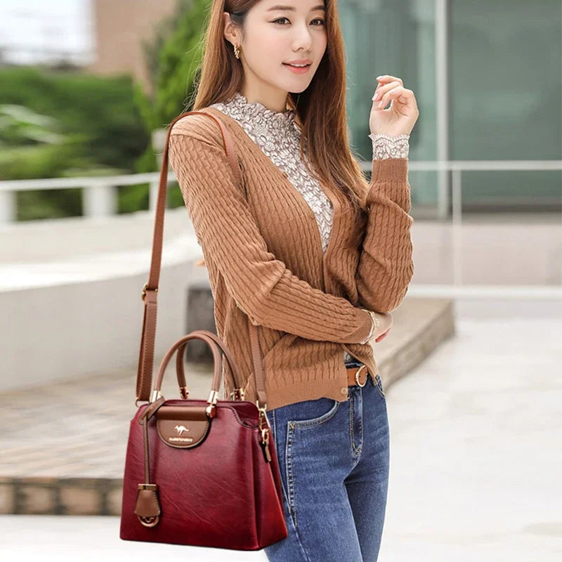 Compact Designer Handbag – Soft Leather