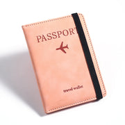 Vintage Passport Holder – PU Leather with ID & Card Slots