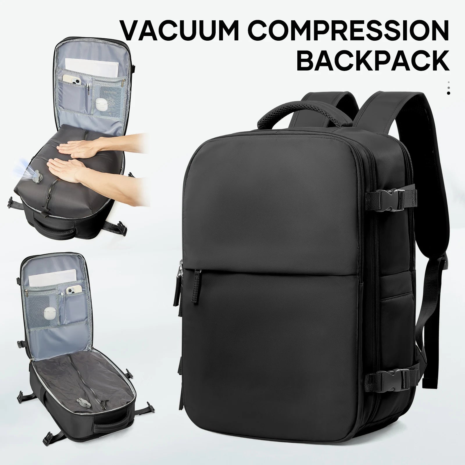 Smart Cabin Backpack with Vacuum Compression