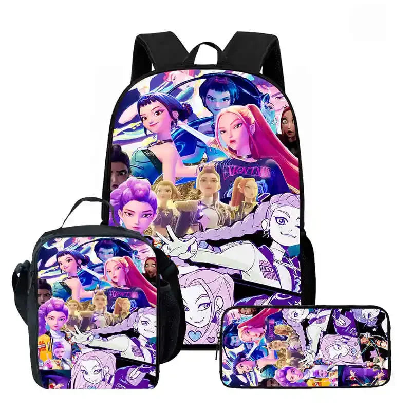 Disney KPop Demon Hunters Backpack Set