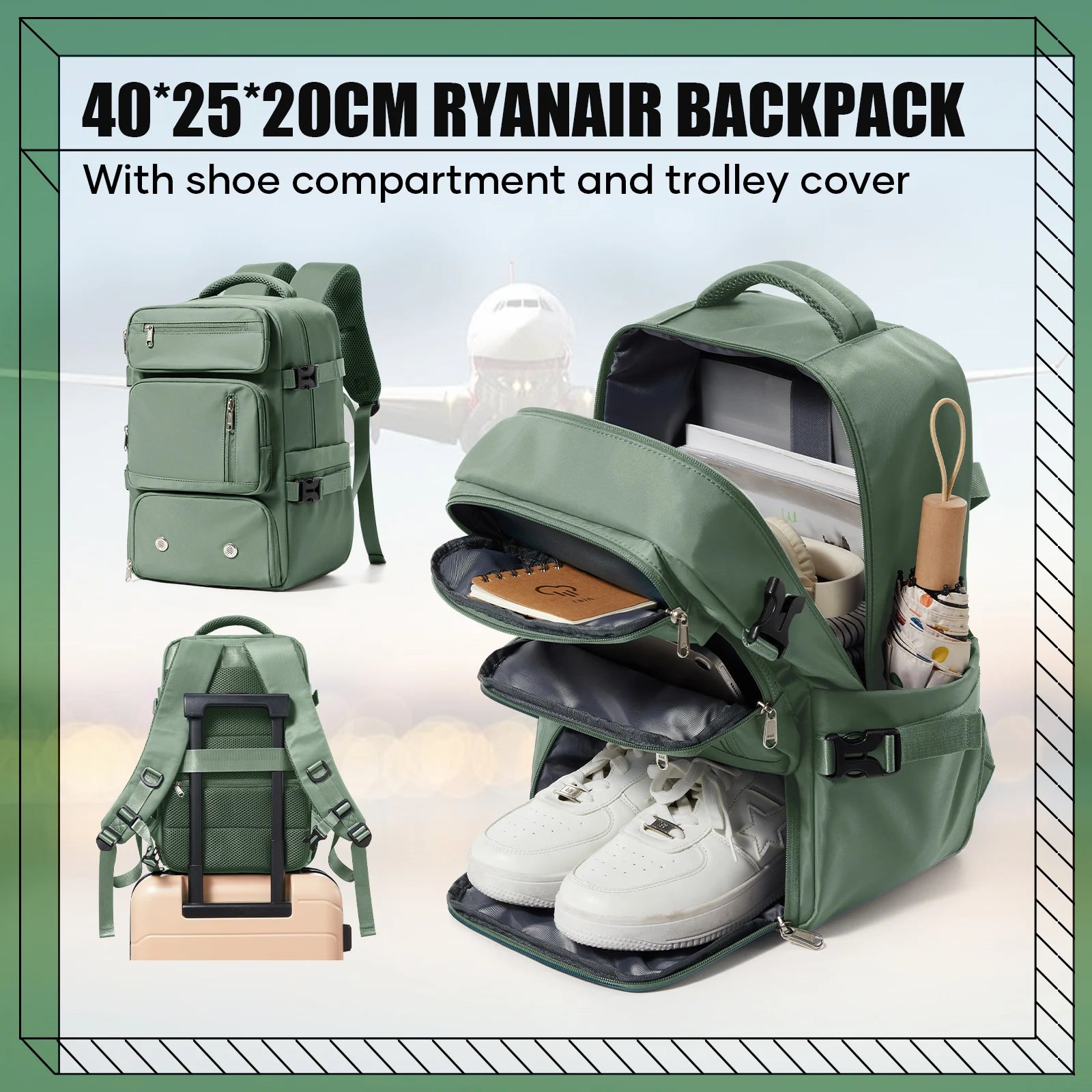 Secure Travel Cabin Backpack
