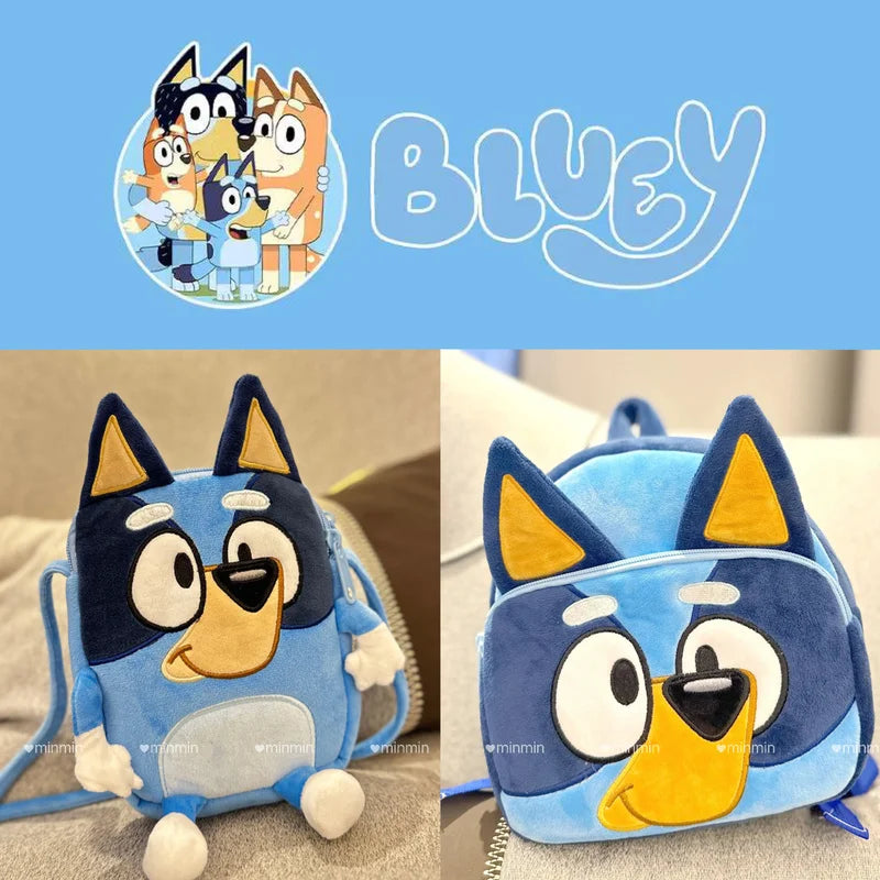 Bluey and Bingo Cartoon Backpack Set for Kids