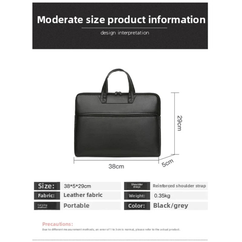 Fashionable Laptop Bag – Large Capacity Shoulder and Crossbody Bag