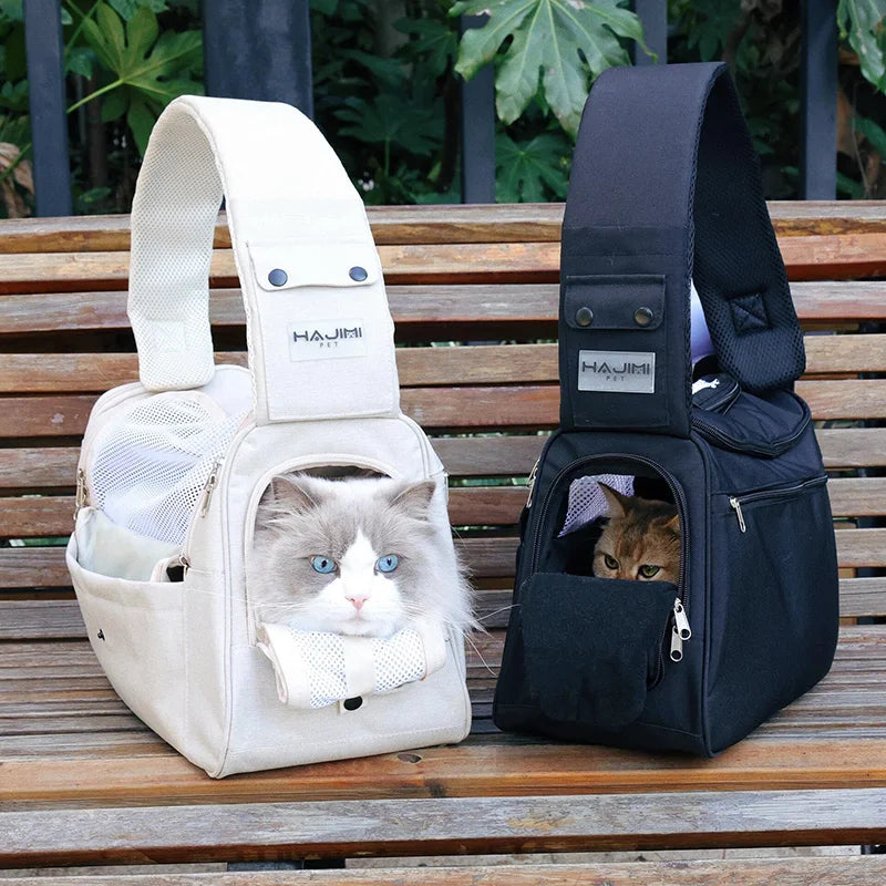 Pet Backpack with Comfortable Carry Strap-Cat & Small Dog Travel Bag