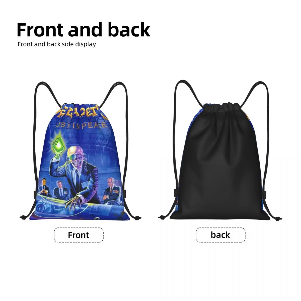 Rock Band Drawstring Bag