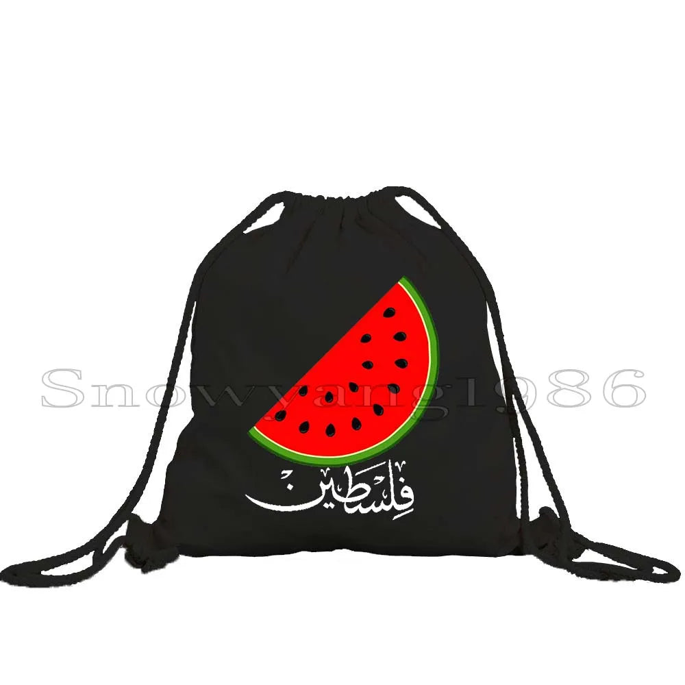 Cute Watermelon Drawstring Bag