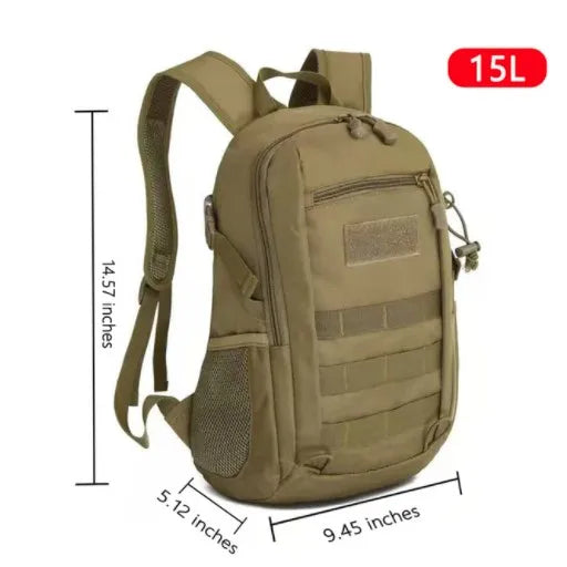 15L Adventure Backpack – Lightweight Tactical Bag for Travel Backpack