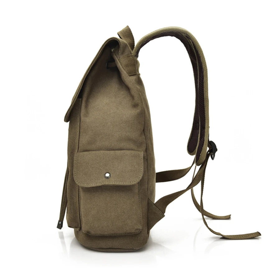 High-Quality Canvas Backpack – Large Travel Shoulder Bag