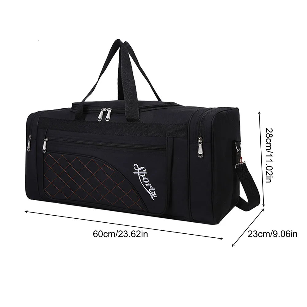Oxford Dry & Wet Separation Gym Bag – Large Capacity Waterproof Fitness Bag