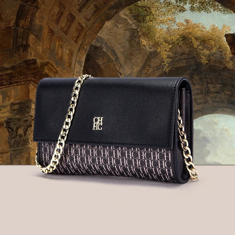 Elegant Chain Strap Shoulder Bag