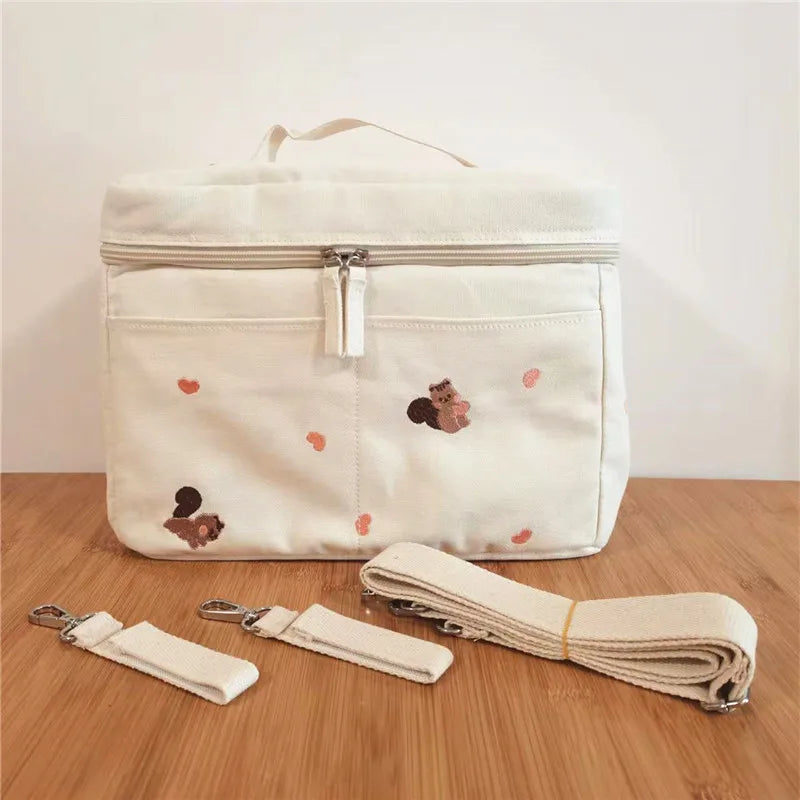 Portable Baby Feeding Bottle Bag – Insulated Nappy & Diaper Organizer