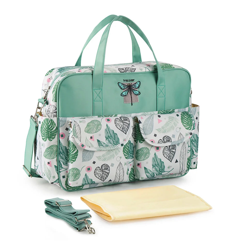 Waterproof Diaper Bag – Large Capacity Multifunctional Maternity Stroller Travel Bag