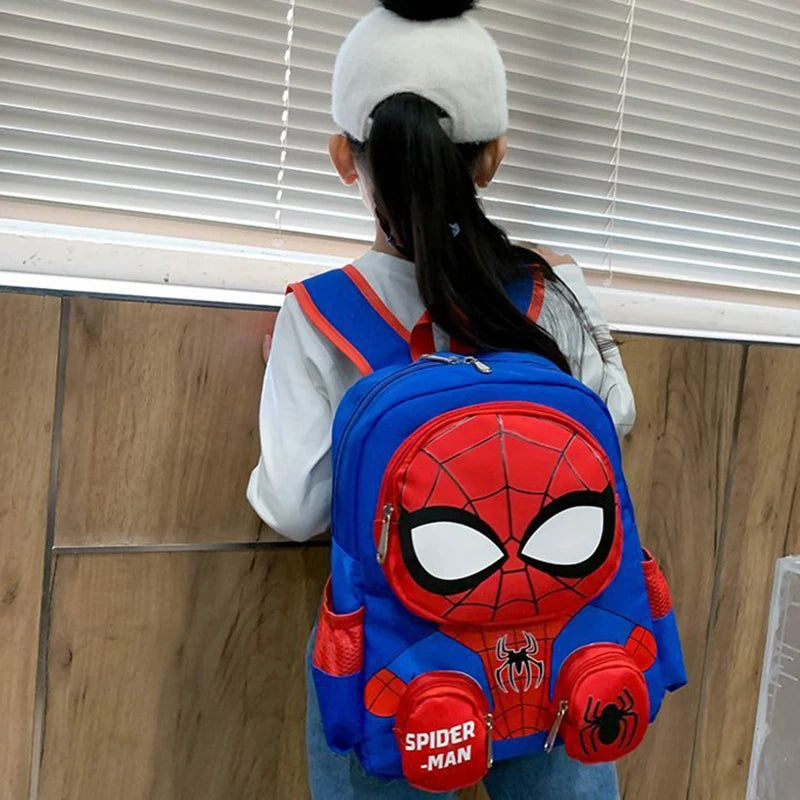 Kids Superhero School Bag – Spider-Man 3D Backpack for School & Travel