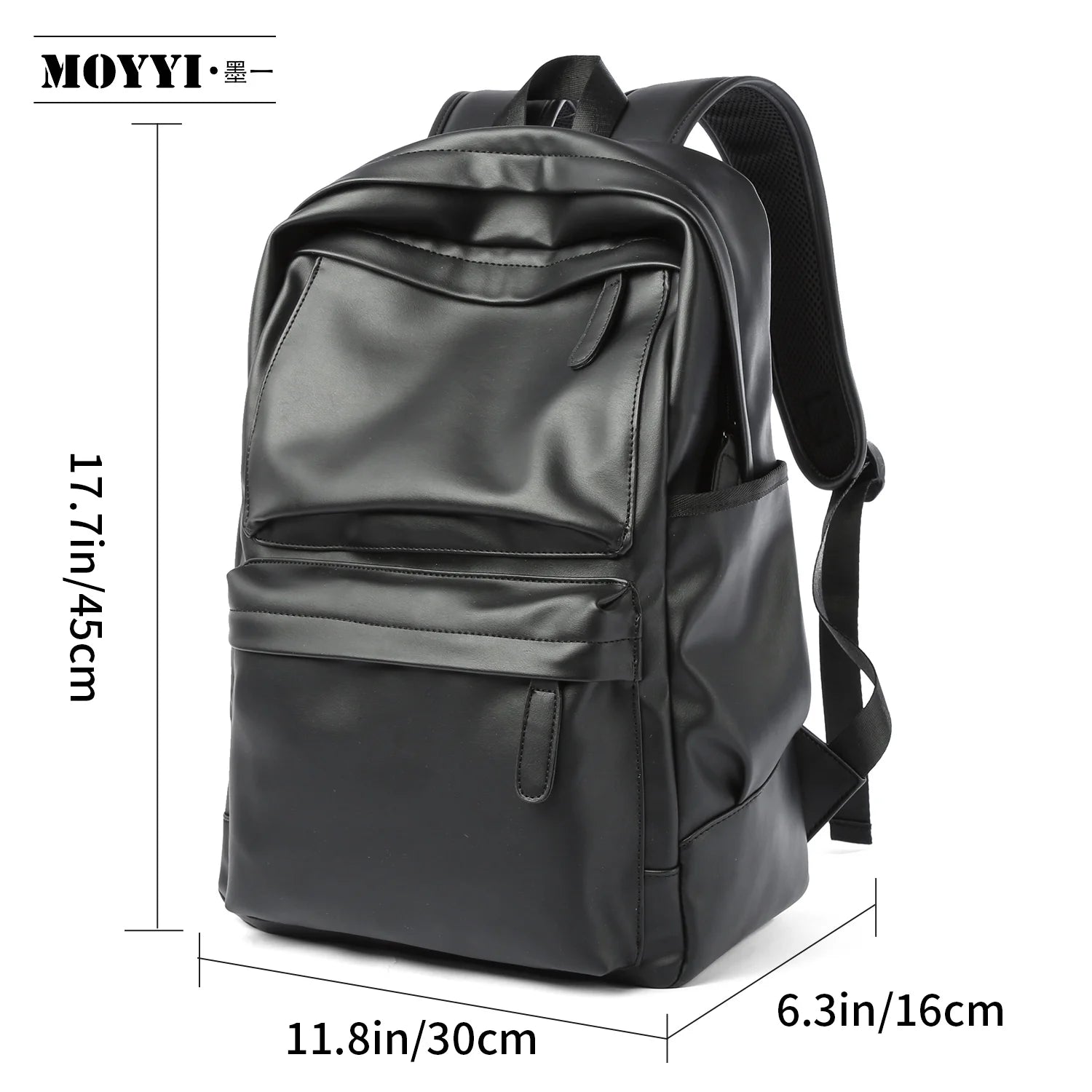Stylish Leather Laptop Backpack