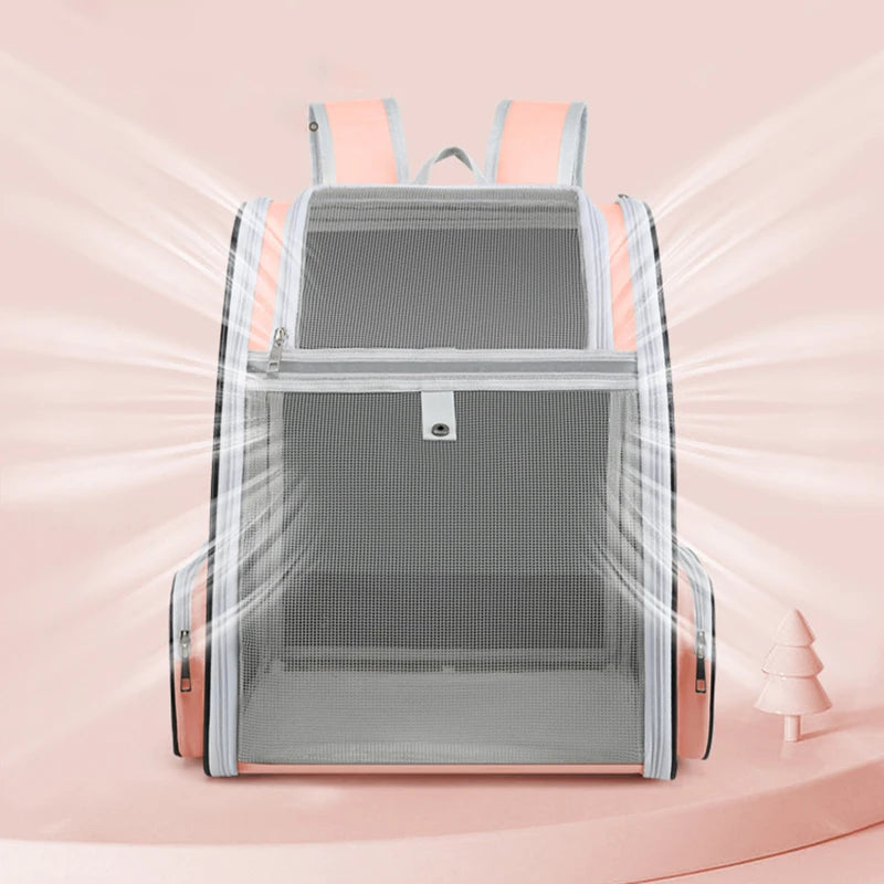 Lightweight Pet Carrier Backpack – Outdoor Travel Bag for Cats