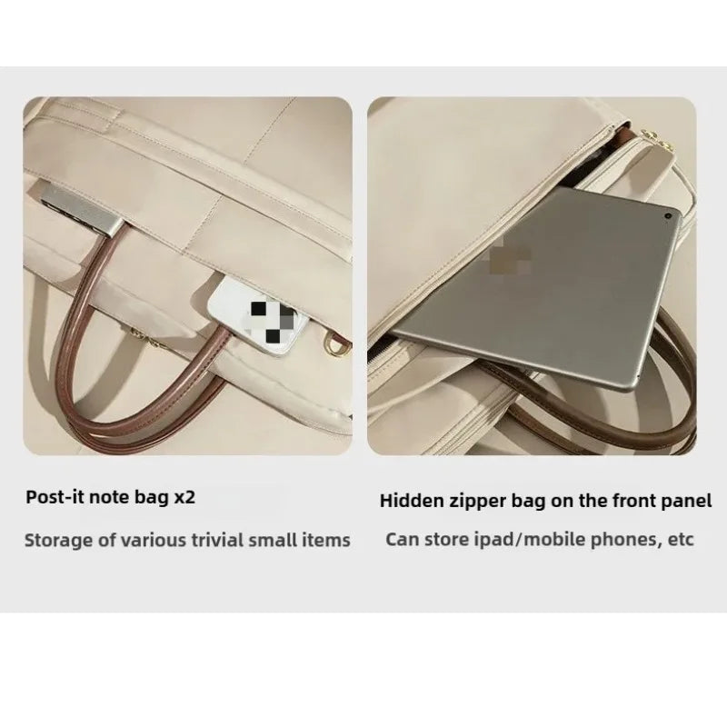 Stylish Solid Color Laptop Bag Briefcase – Work & Office Bag