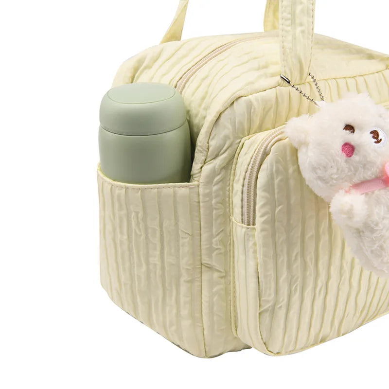 Cotton Mommy Bag – Cute Baby Diaper Organizer Handbag