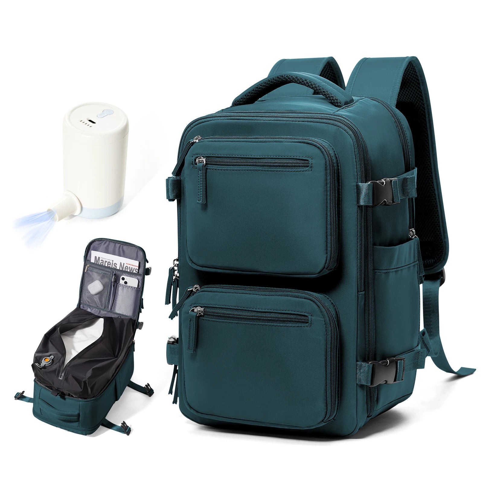 Lightweight Compression Travel Backpack – Cabin Luggage Size