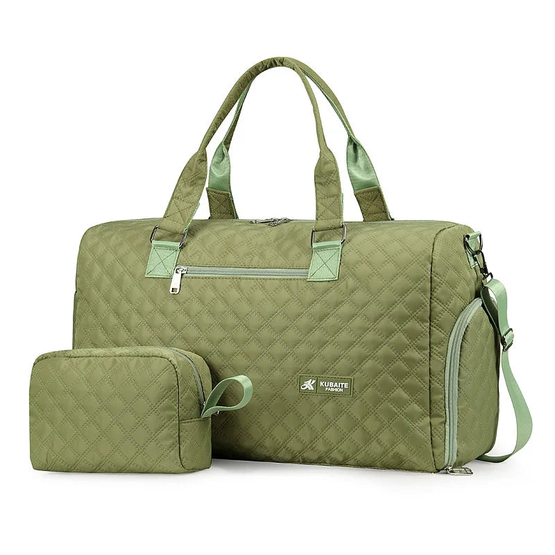 Portable Shoulder Travel Duffle Bag – Foldable Storage Bag