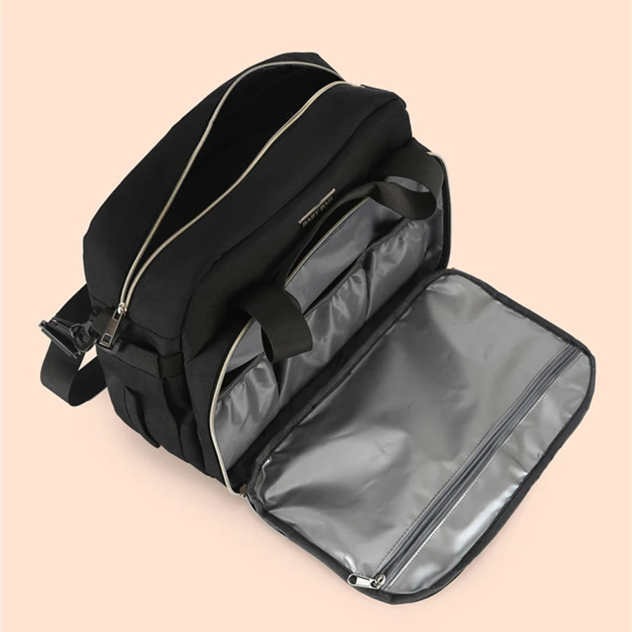 Multifunctional Maternity Stroller Bag – Large Capacity Waterproof Diaper Travel Bag