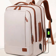 Business Laptop Backpack – Multi-Function Commuter Bag with USB Port