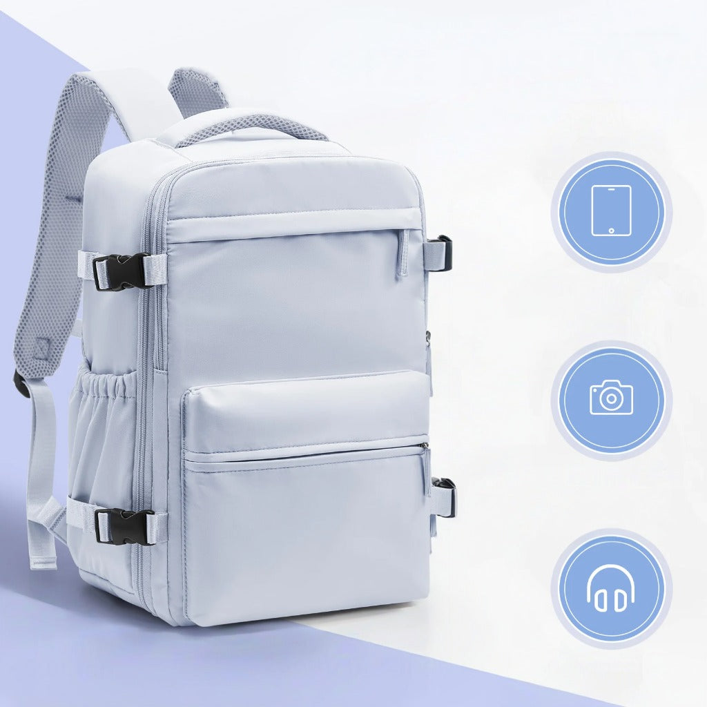 Ryanair 40x20x25 Cabin Backpack – Vacuum Compression Travel Laptop Backpack