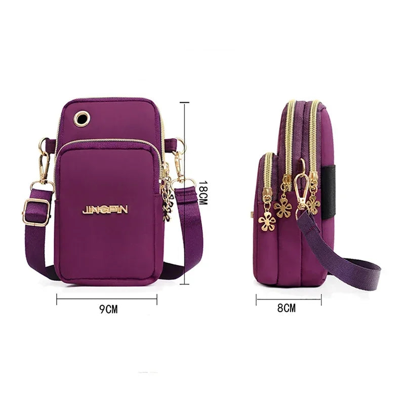 Fashion 3-Layer Crossbody Bag-Mini Wallet Crossbody