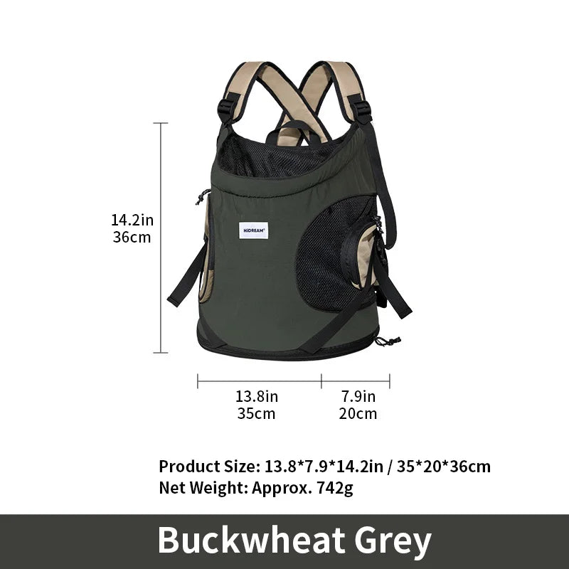 Pet Carrier Shoulder Backpack – Portable Travel Bag