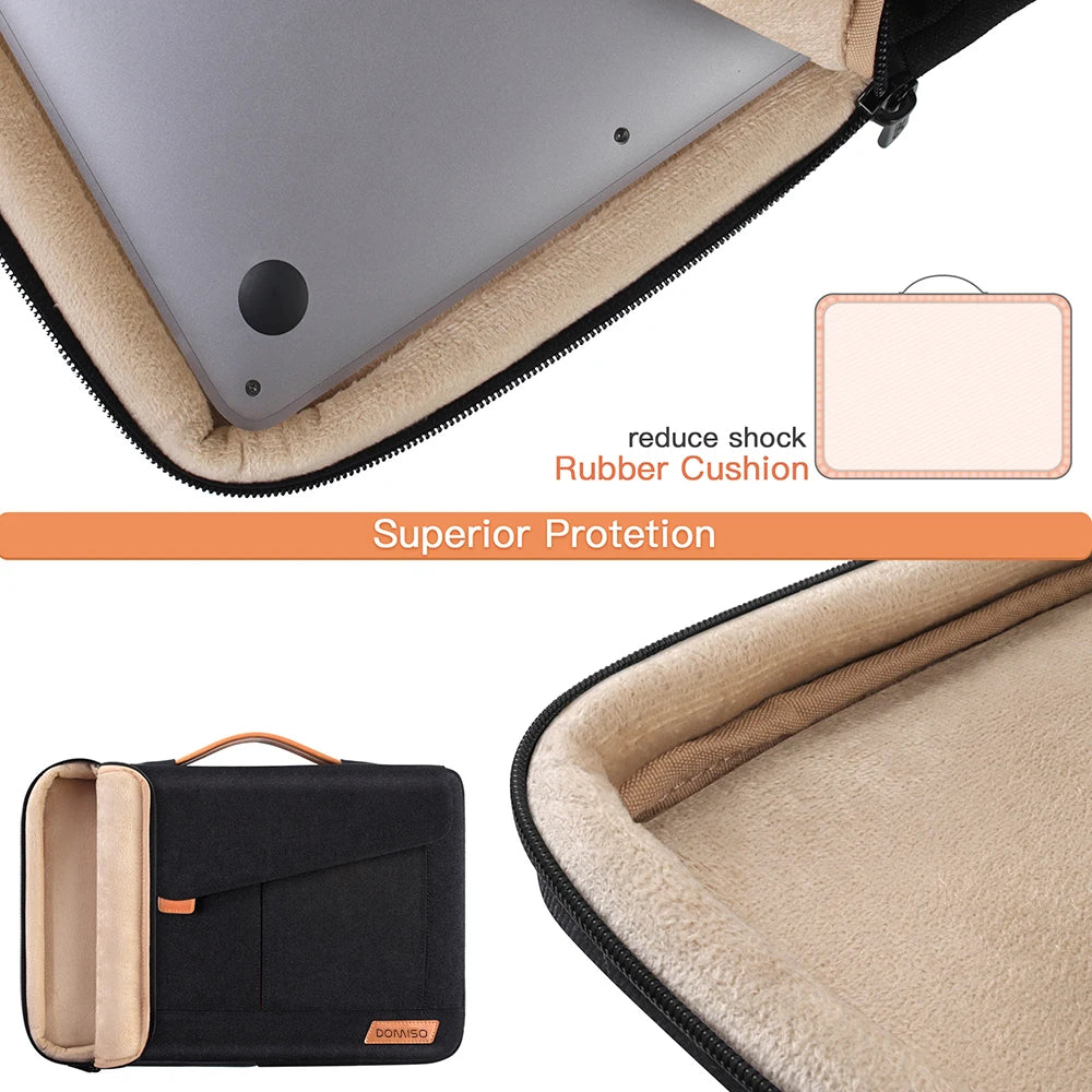 Messenger Laptop Bag – Water-Resistant Protective Case for 14–17 Inch Laptops