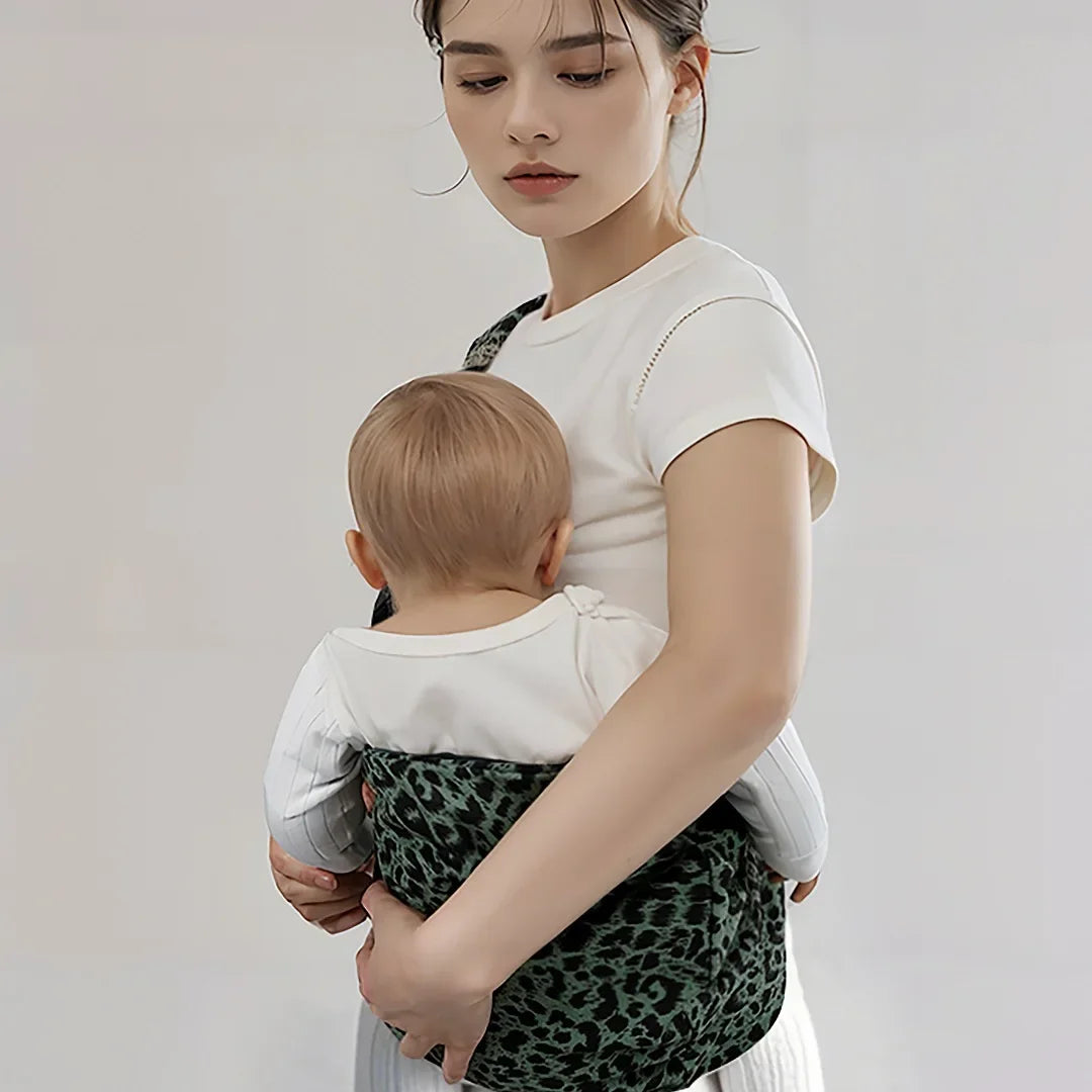 Portable Baby Sling & Carrier Wrap- Newborn & Toddler Backpack Shoulder Bag