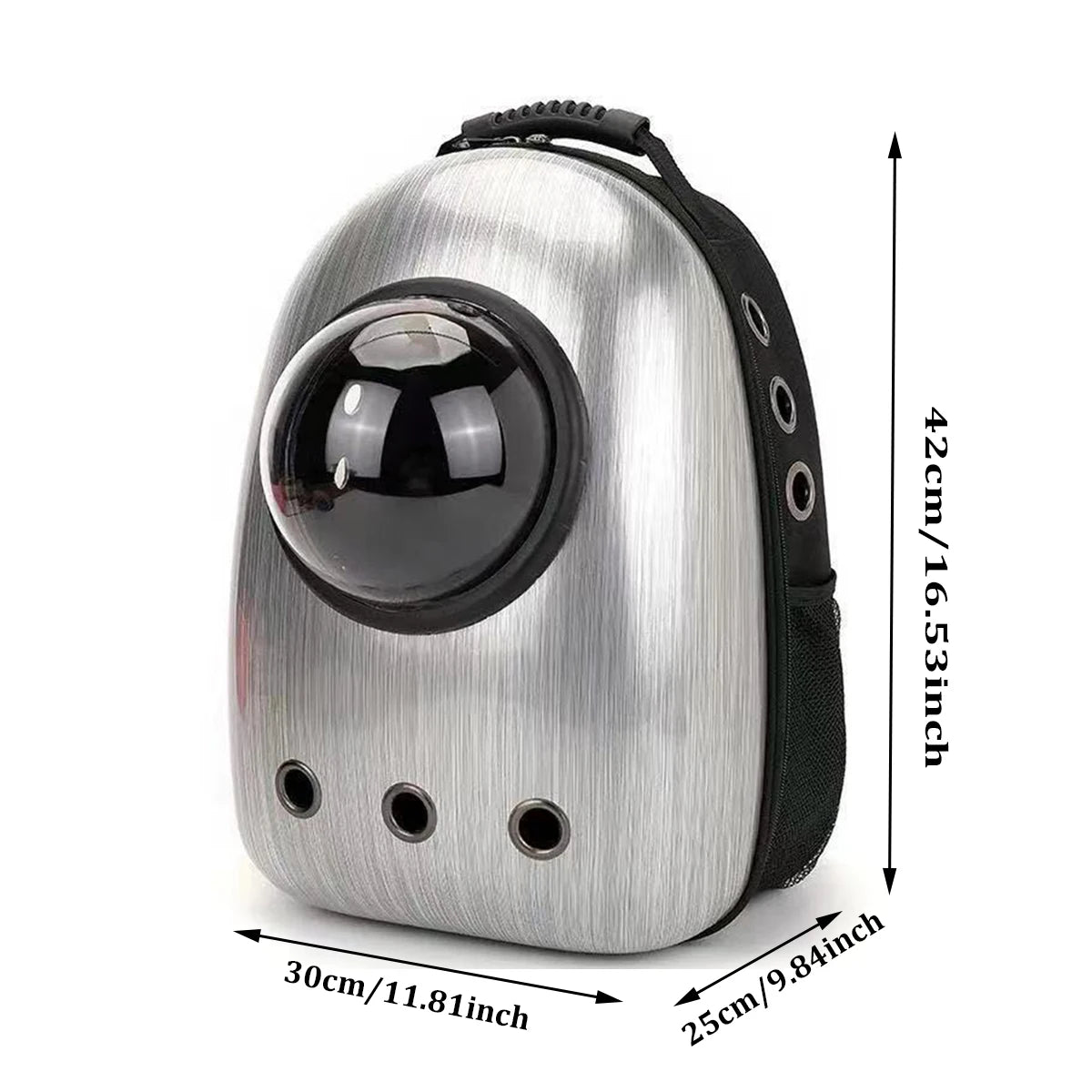 Spacecraft Pet Backpack – Large Capacity Portable Cat & Dog Carrier Bag