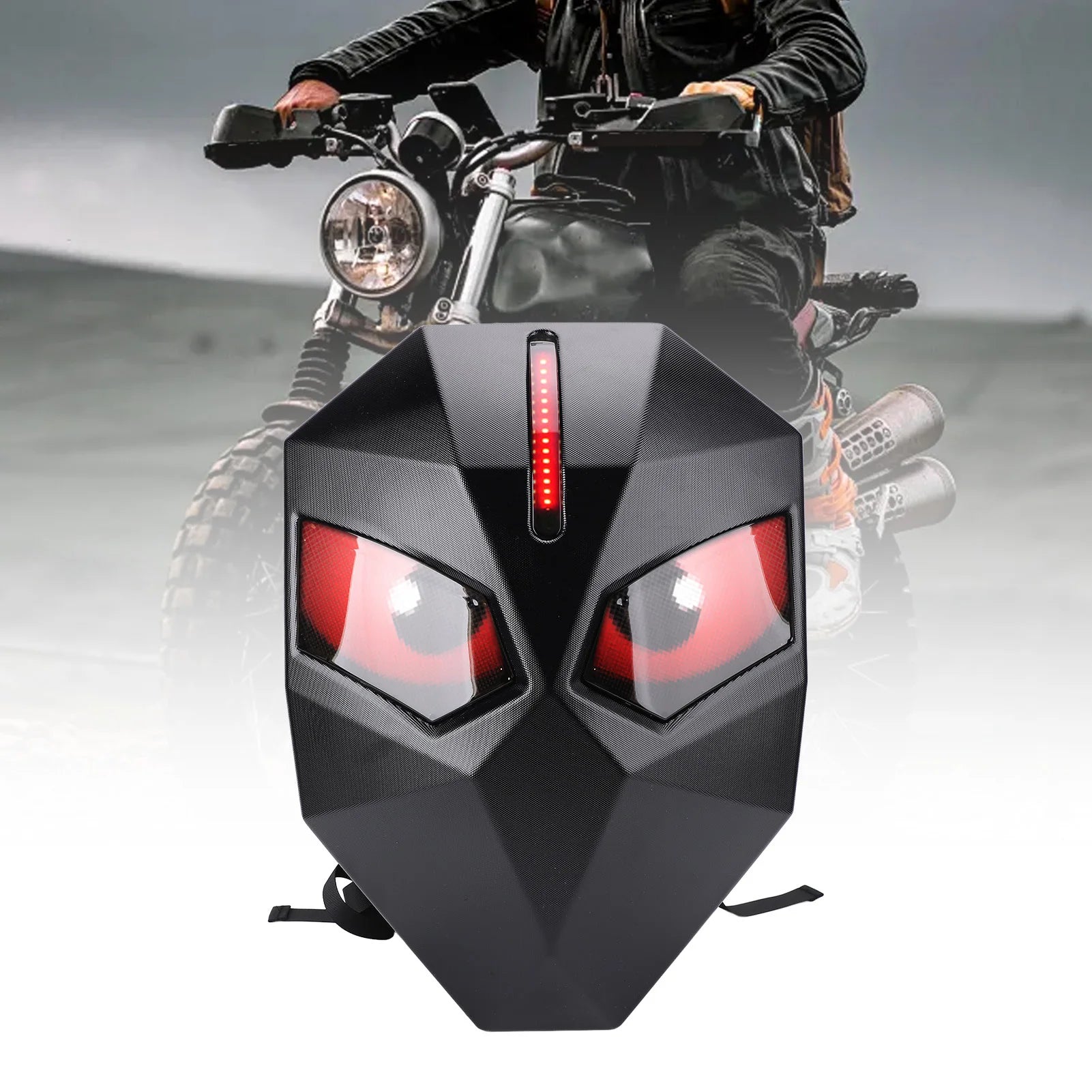 Multifunctional LED Backpack – Hard Shell Waterproof Commuter Bag