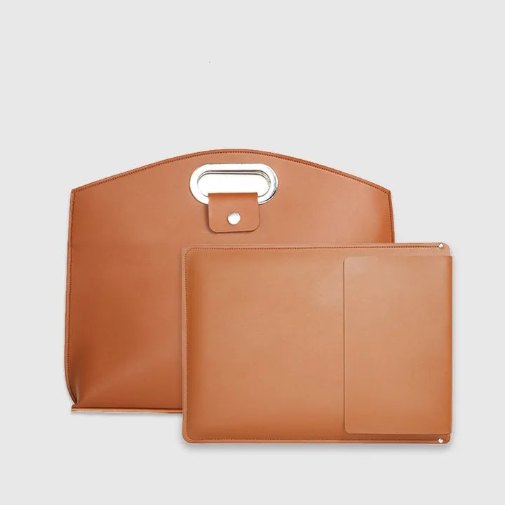 Portable Leather Work Bag – Stylish Laptop & Tablet Carrier
