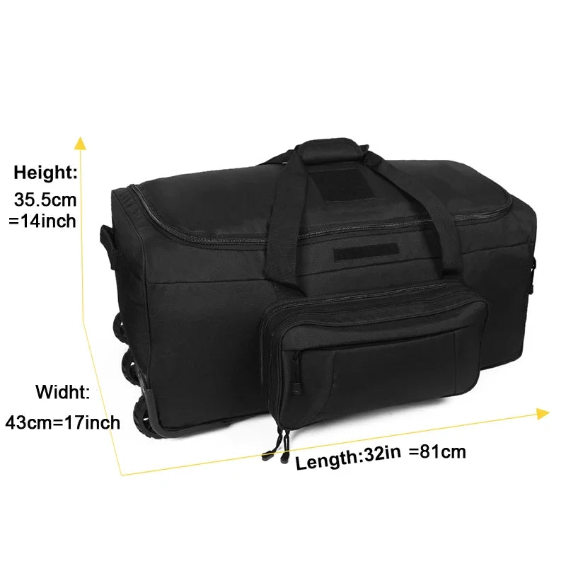 124L Wheeled Travel Duffel Bag