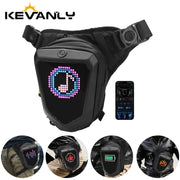 LED Screen Motorcycle Leg Bag – Waterproof Multifunctional Crossbody Riding