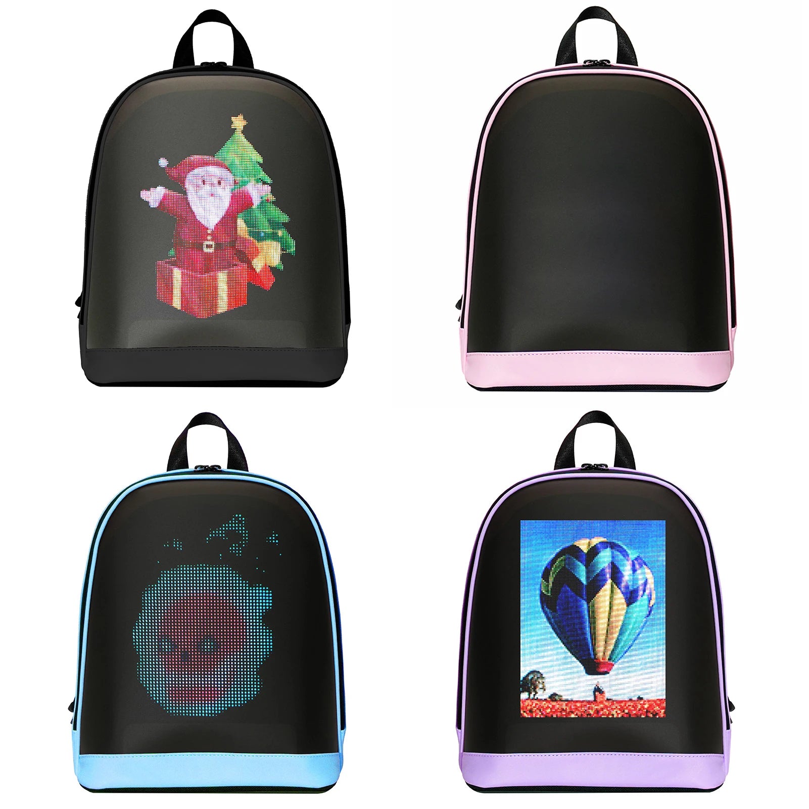 Waterproof Smart LED Backpack – APP-Controlled Commercial Display Bag