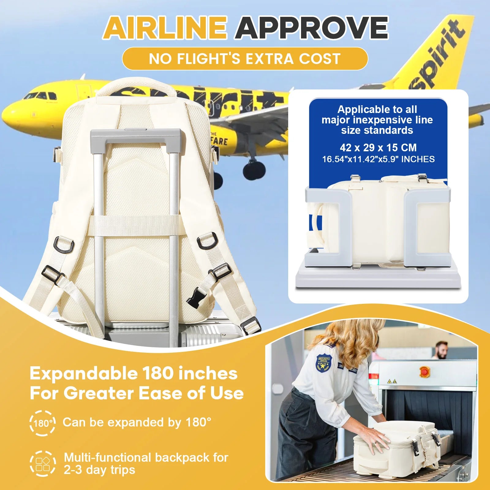 Airline Approved Carry-On Backpack – Cabin Hand Luggage