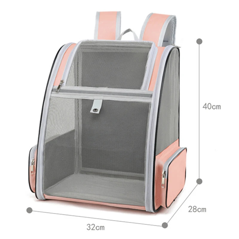 Lightweight Pet Carrier Backpack – Outdoor Travel Bag for Cats