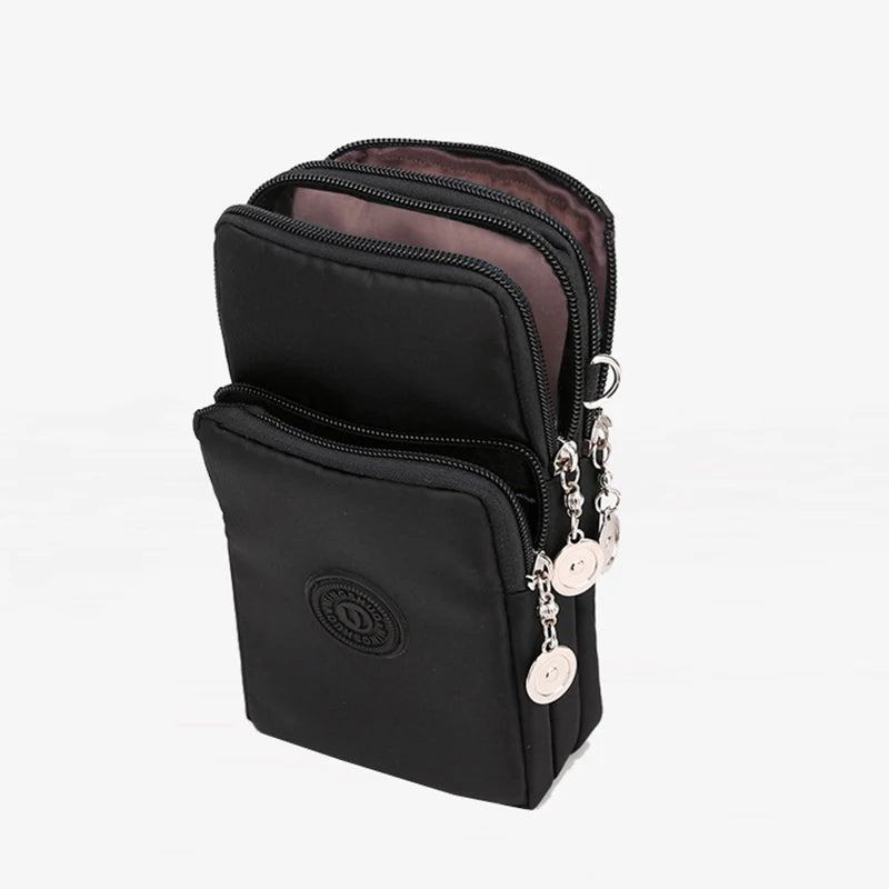 Lightweight Mobile Wallet Shoulder Bag – Travel-Friendly Purse