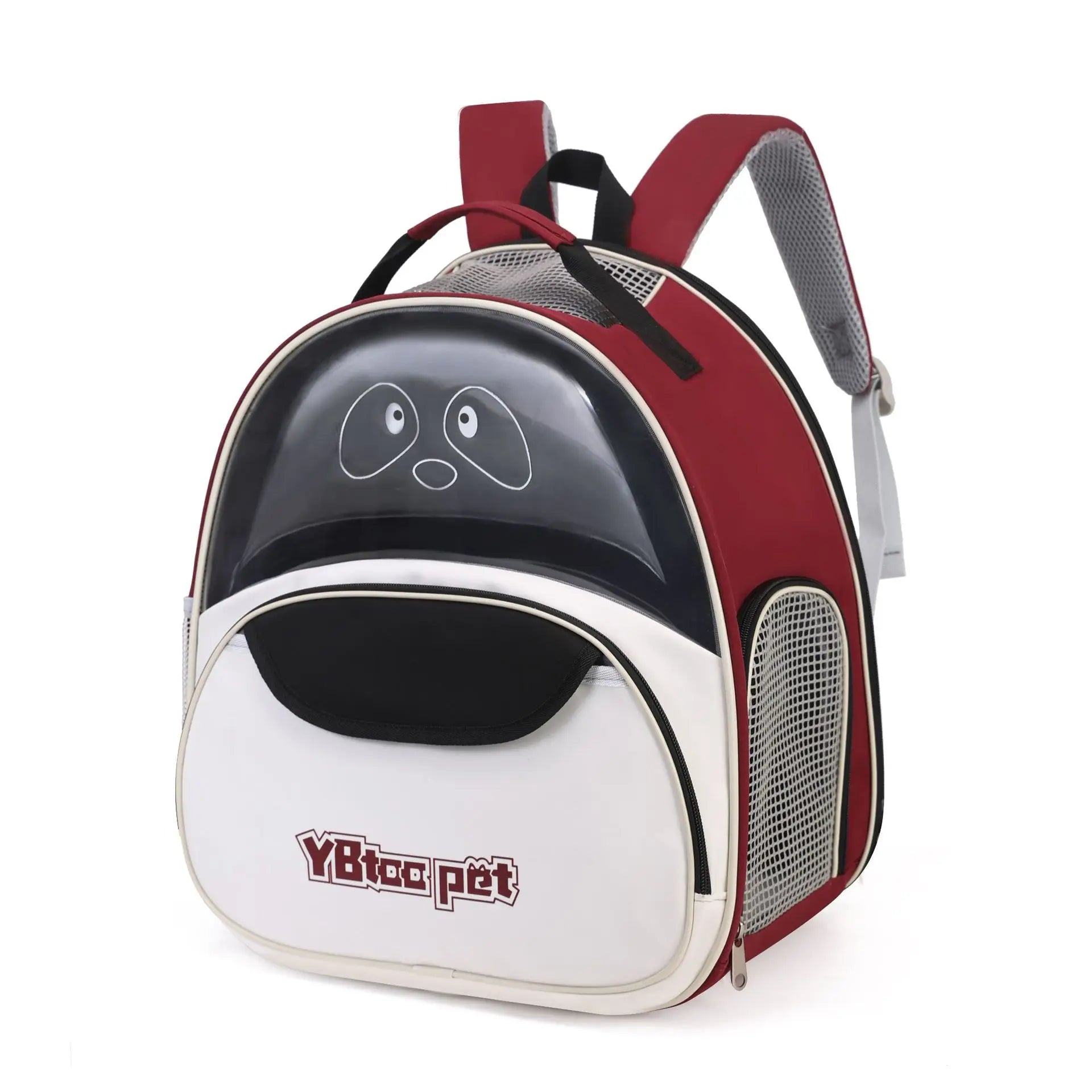 Double-Shoulder Cat Backpack – Transparent Large-Capacity Travel Bag for Cats & Dogs