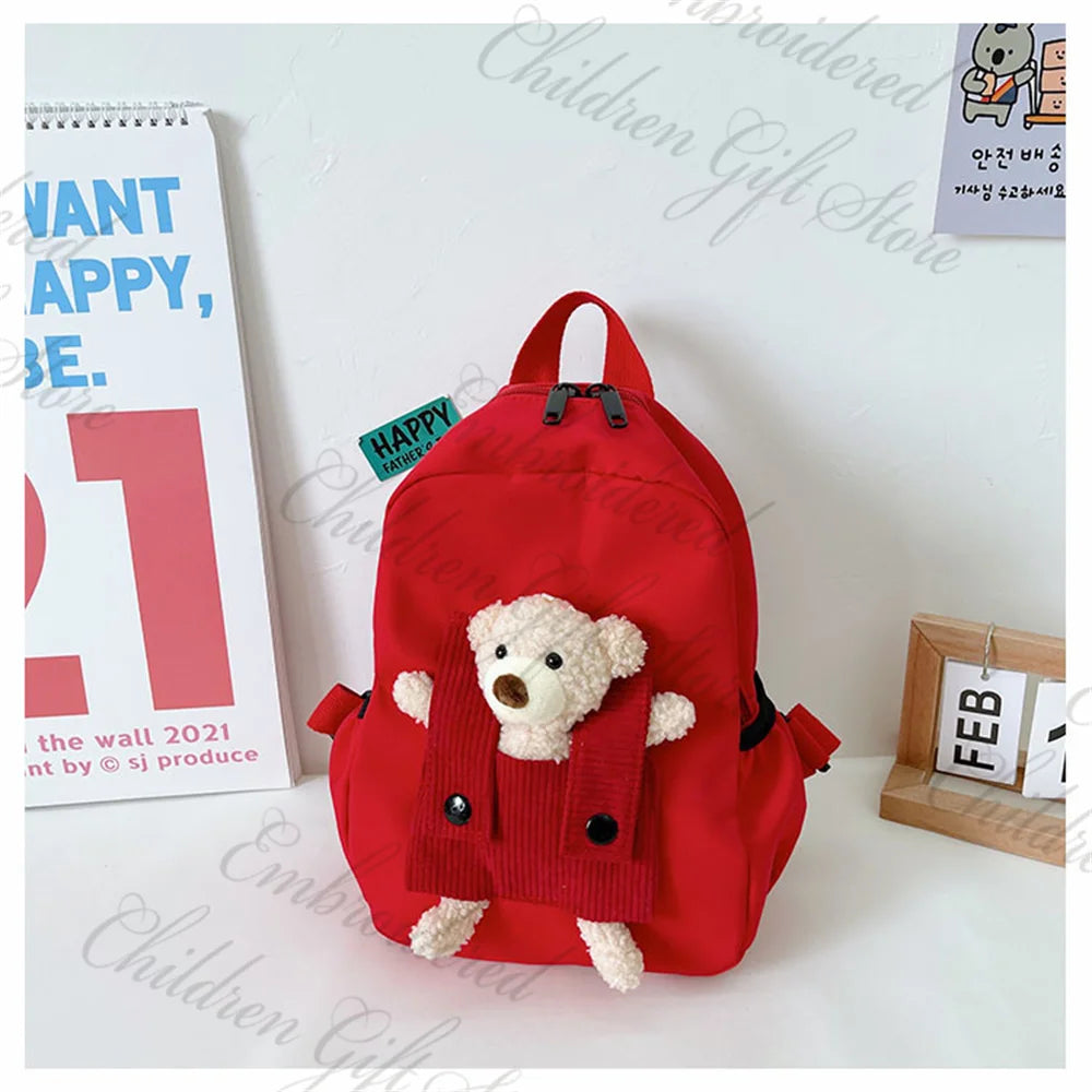 Kids Cartoon Backpack – Custom Embroidered Name Baby Bag