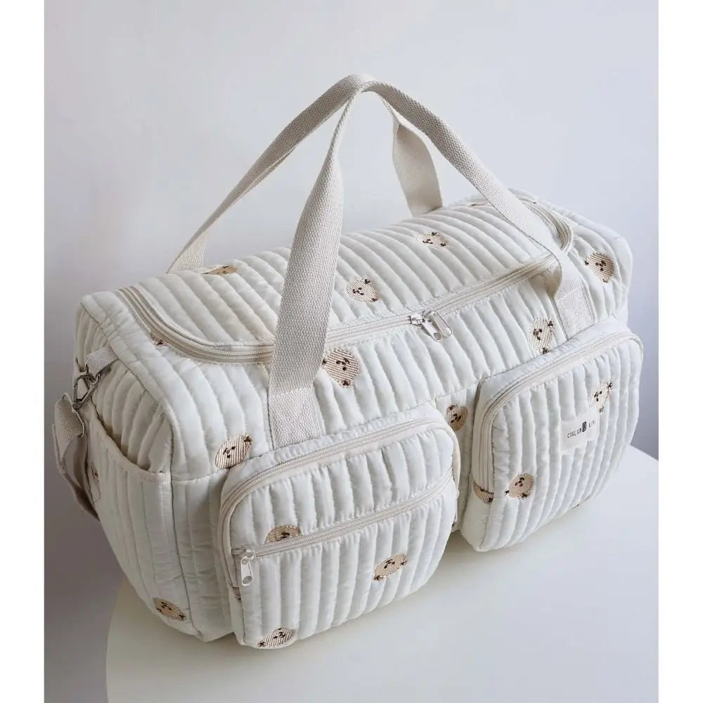 Little Bear Diaper Bag – Large Capacity Lightweight Mommy Tote