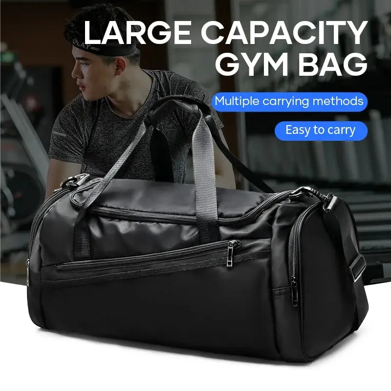 40L Sports Gym Duffel Bag – Lightweight Foldable Travel Bag