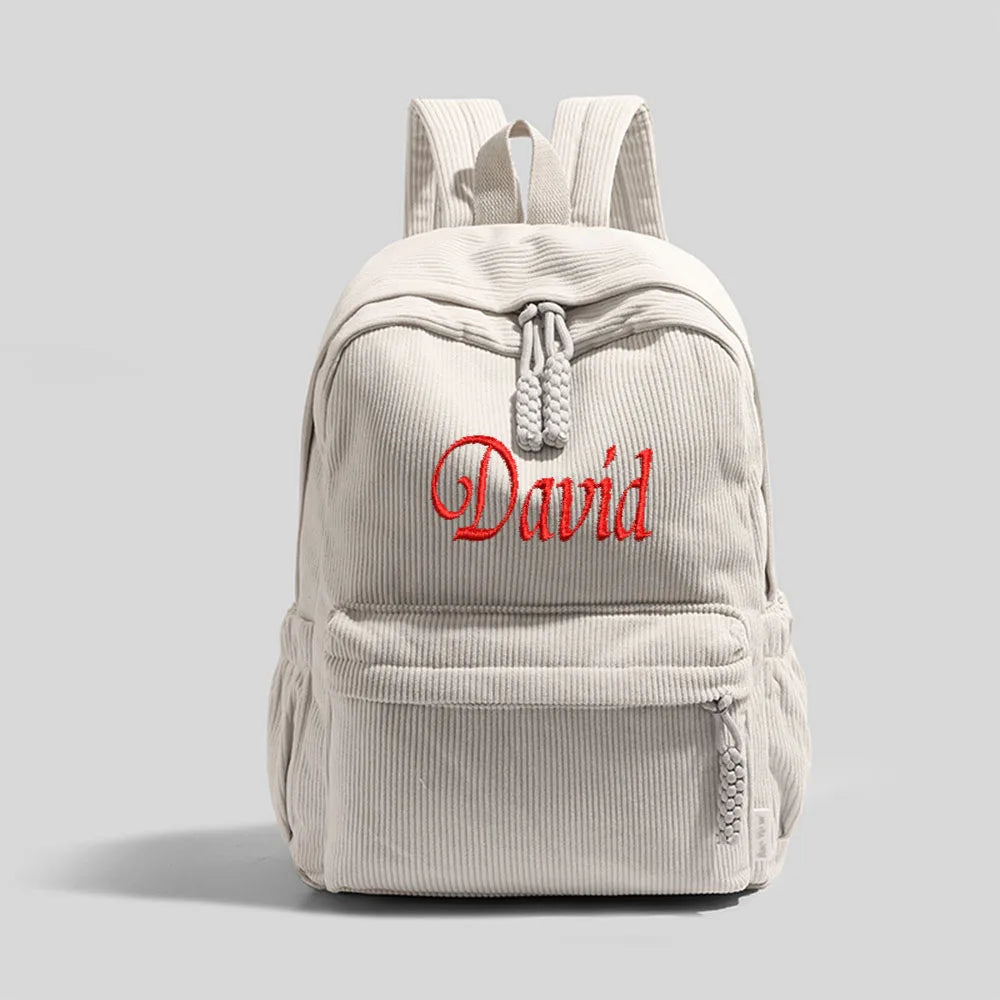 Unique Personalised  Embroidered Backpack– fashionable and functional backpack for every occasion